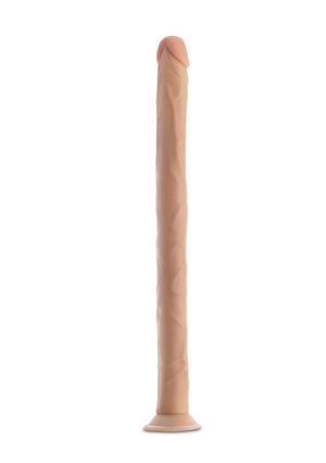 Dr. Skin Dildo with Suction Cup - Vanilla - 19in