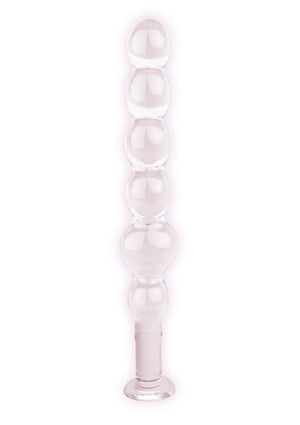First Glass Thins Elliptical Glass Plug - Clear
