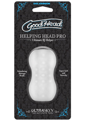 Goodhead Helping Head Pro Masturbator - Frost/White