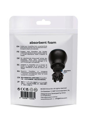 Kiiroo Powerblow Absorbent Foam - 5 Pack