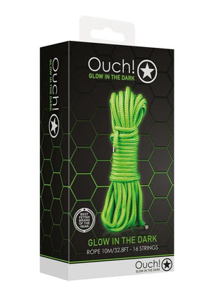 Ouch Rope 10m/16 Strings - Glow In The Dark/Green