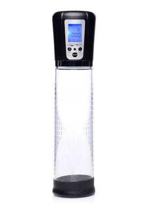 Size Matters Power Suction Penis Pump with Built- - Clear - Display