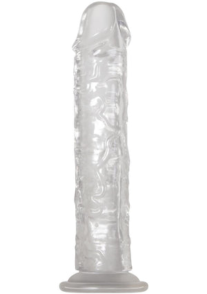 Adam and Eve Crystal Clear Dong - Clear - 8in