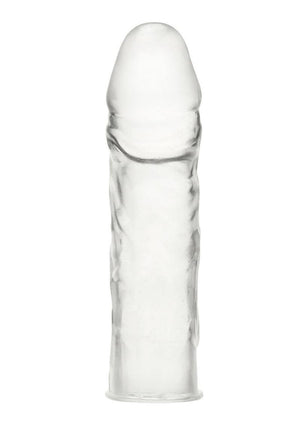 Blue Line Realistic Penis Extension - Clear - 6.25in