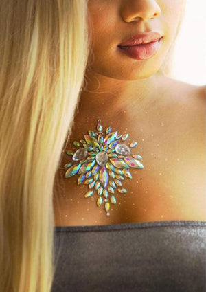 Celestial Body Jewels Sticker - Clear