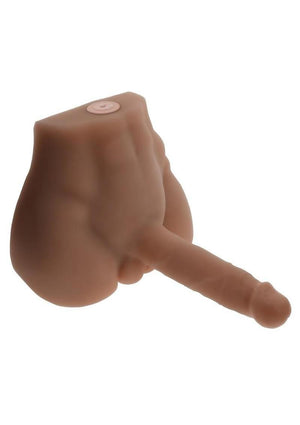 Easy Rider Thrusting Rechargeable Vibrator - Chocolate