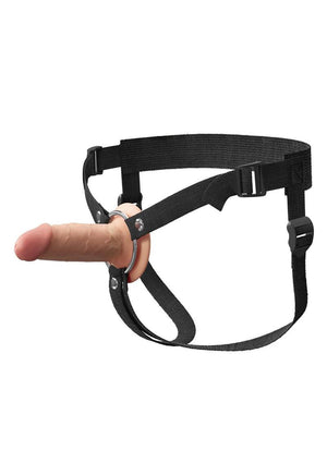 Fantasy X-Tensions Elite Silicone Dual Density Hollow Strap-On - Vanilla - 5in