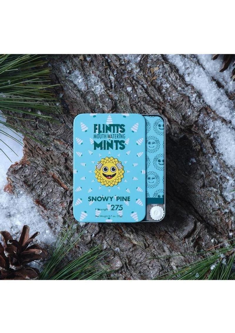 Disolving Mints Flintts Mints Mouth Watering Oral Delights - Snowy Pine (F Strength 225 ...