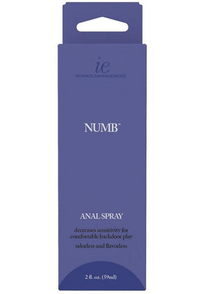 Intimate Enhancements Numb Anal Numbing Spray - 2oz