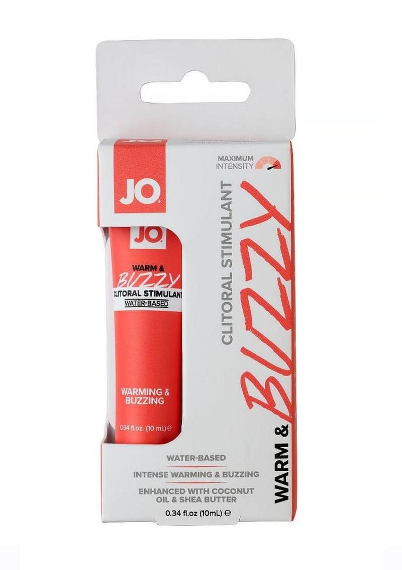 JO Warm and Buzzy Water Based Warming Clitoral Stimulant Cream - .34oz