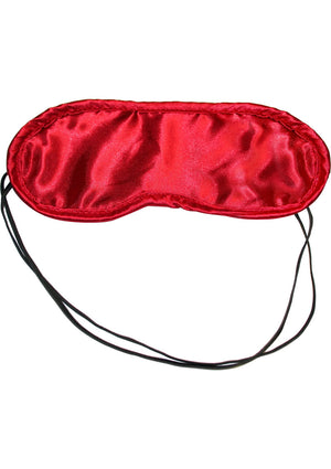 Sex and Mischief Satin Blindfold - Red