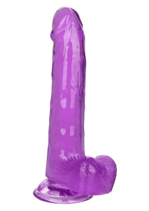 Size Queen Dildo - Purple - 8in